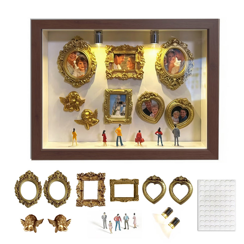 Handmade Plywood DIY Mini Museum Silhouette Box Kit