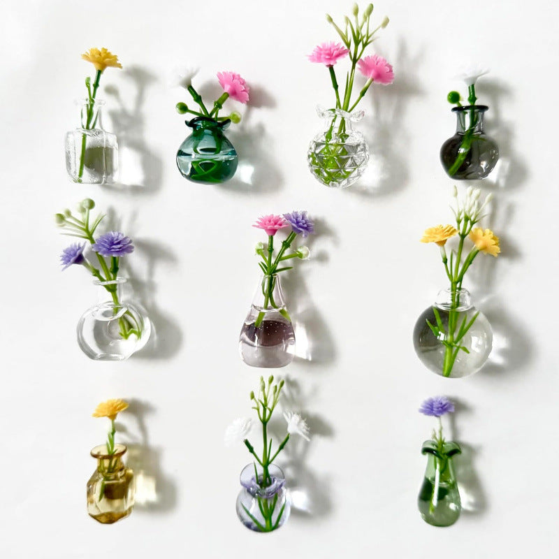 ๐ธ Mini Magnetic Vase Refrigerator Magnet