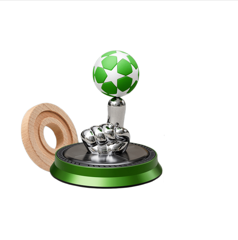 Solar Rotating Football Car Air Freshener & Diffuser