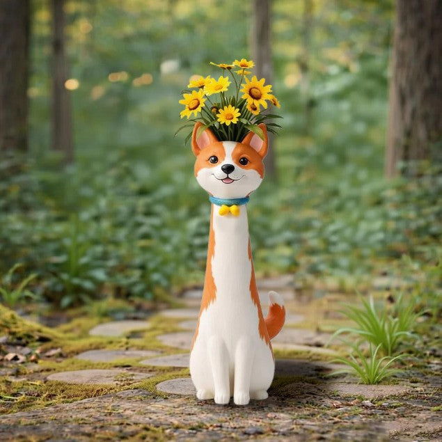 Handcrafted Quirky Cat Vase
