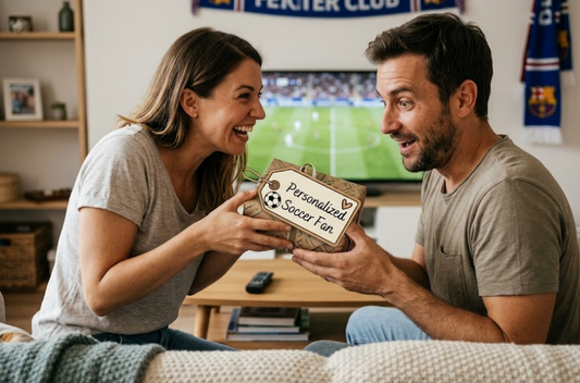 How to Surprise Your Football-Loving Spouse with Personalized Gifts for Husband Soccer Fan