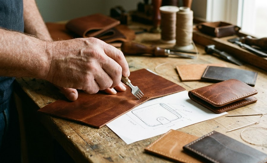 How to Design a Custom Leather Wallet That Dad Will Carry for Decades
