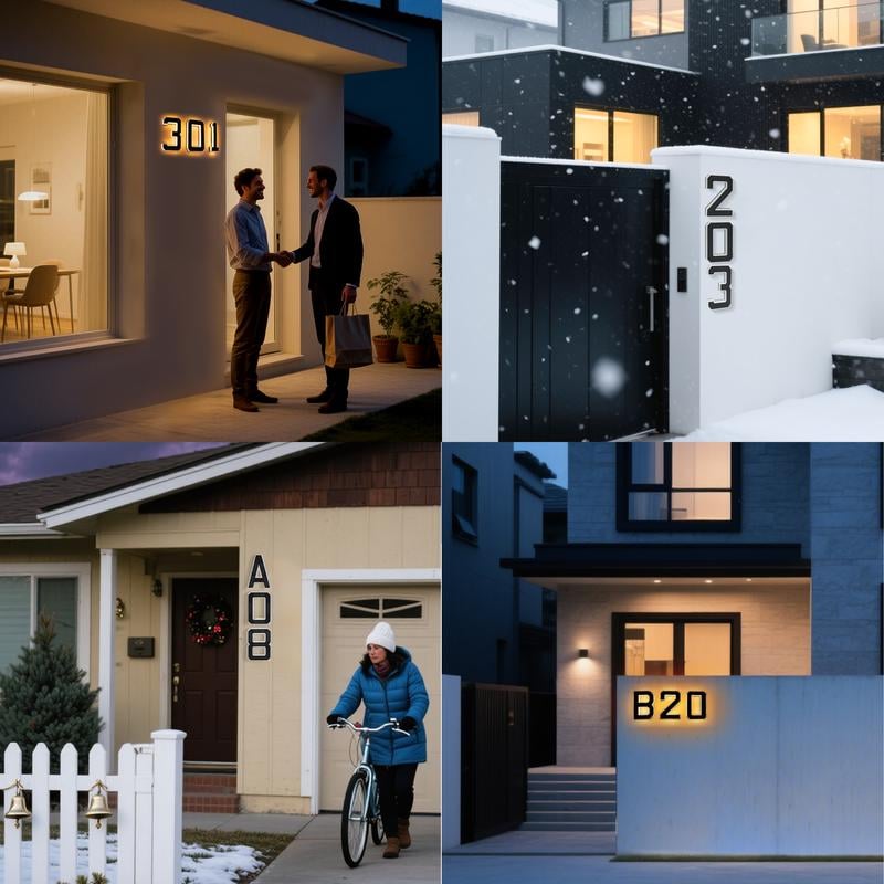 🎁✨Lighted House Numbers for Outside