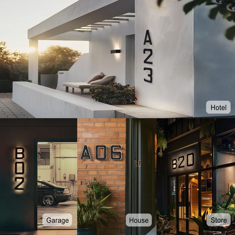 🎁✨Lighted House Numbers for Outside