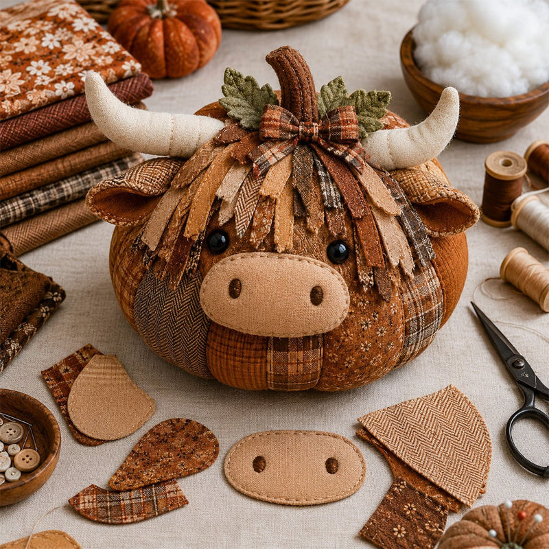 DIY Animal Pumpkin Sewing Kit for Beginners & Fall Gifts