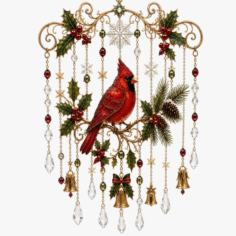 Christmas Crystal-Accent Hanging Ornament Gift for Friends & Family