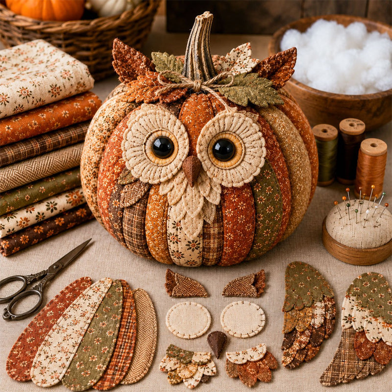 DIY Animal Pumpkin Sewing Kit for Beginners & Fall Gifts