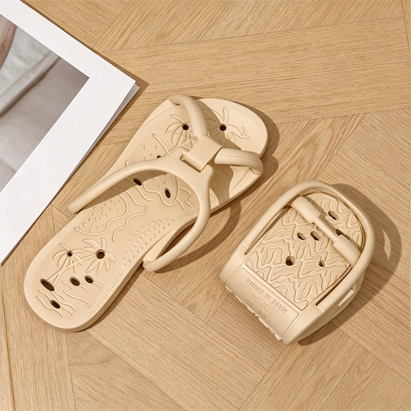 Foldable Travel Slippers - Non-Slip Portable Hotel Sandals