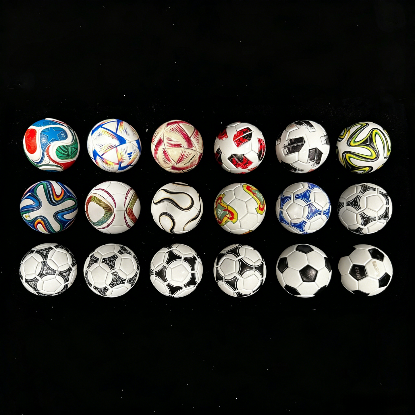 Mini World Cup Soccer Ball Collection (1970–2026)