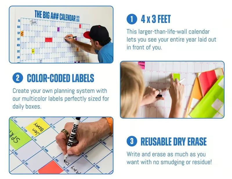 🔥New Year Sale 50% Off🔥The Big A Calendar 2026 - Design Your Amazing 2026!