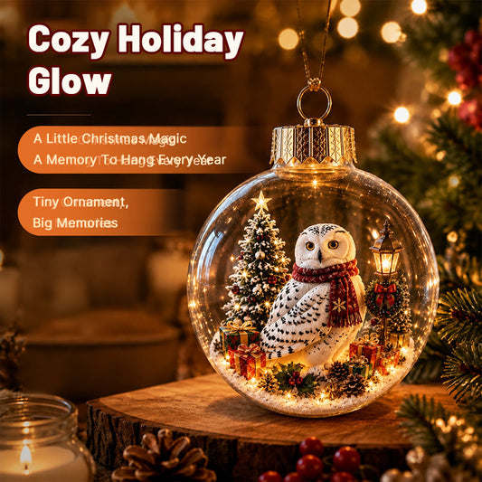 Animal Christmas Snow Globe – Festive Crystal Ball Gift