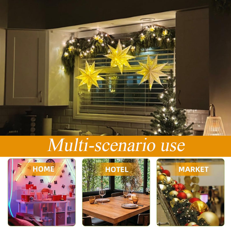 Starry Christmas Hanging Lights