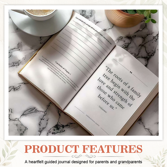 "I Want to Have Your Story" Family Legacy Guided Journal