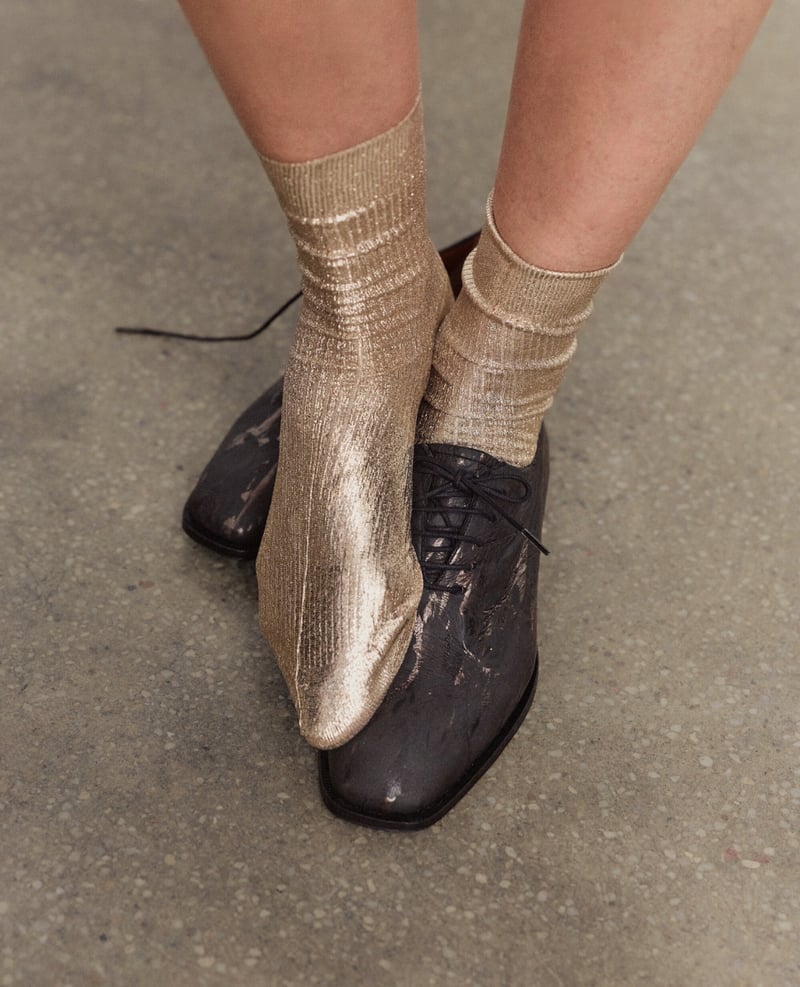 Metallic Sock