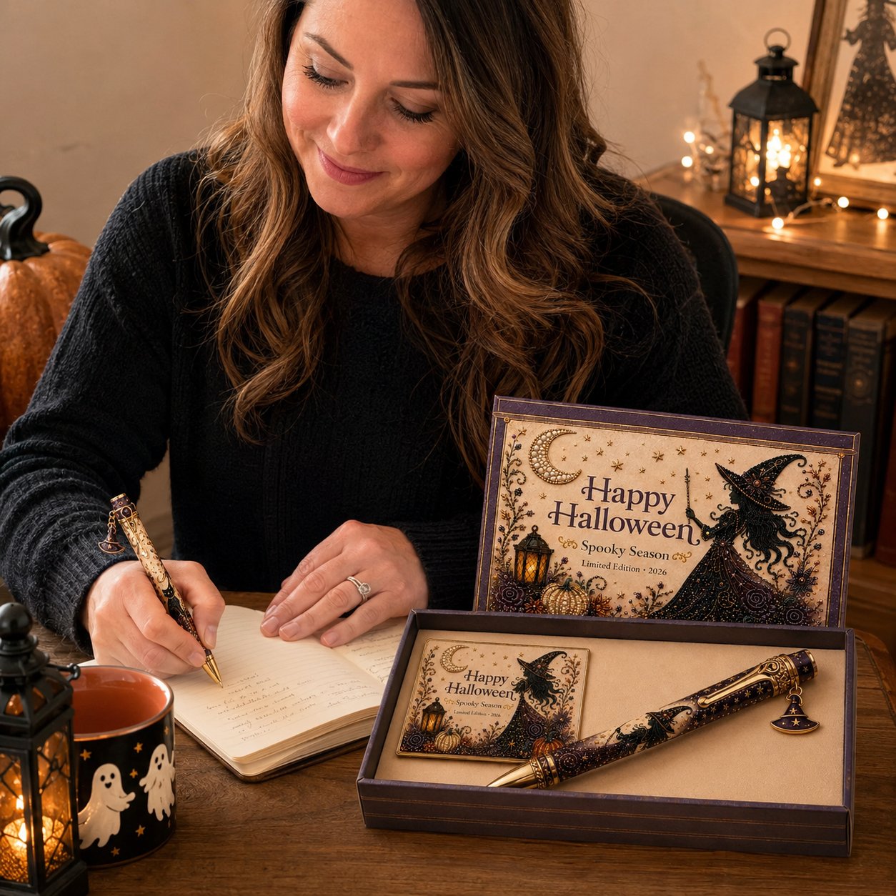 Halloween Pen Gift Set with Matching Card & Box – 3 Styles