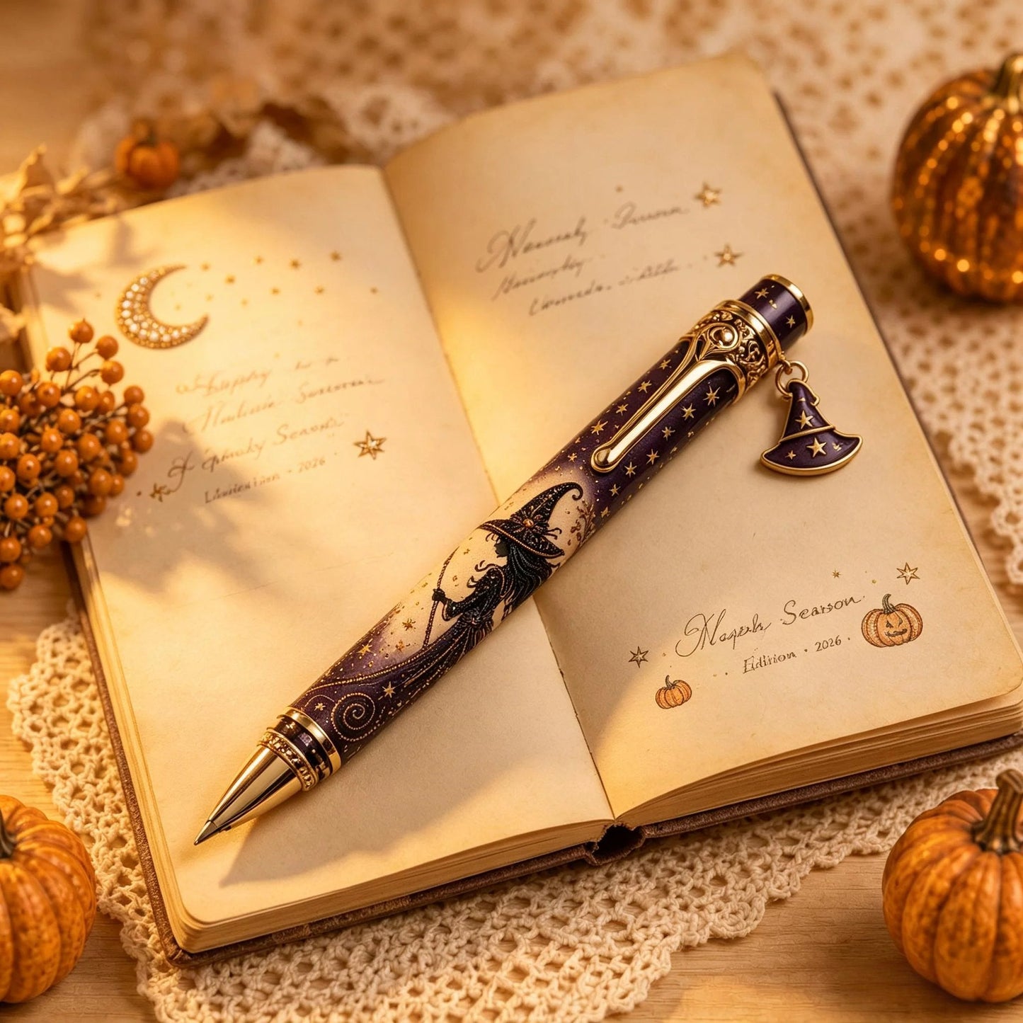 Halloween Pen Gift Set with Matching Card & Box – 3 Styles