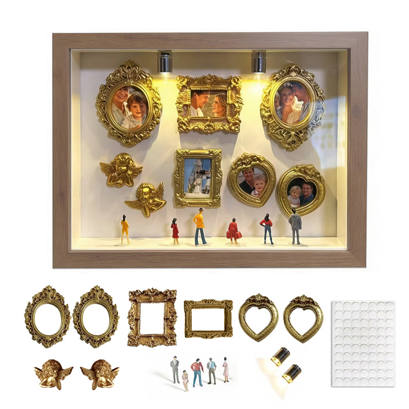 Handmade Plywood DIY Mini Museum Silhouette Box Kit