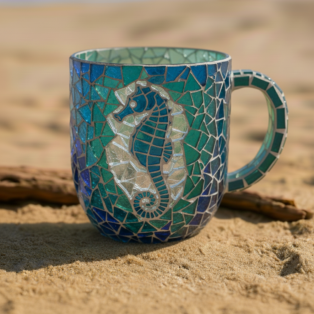 🌊Coastal Mosaic Mug Collection