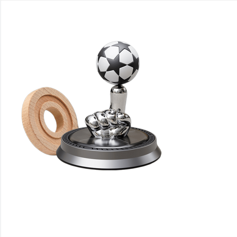 Solar Rotating Football Car Air Freshener & Diffuser