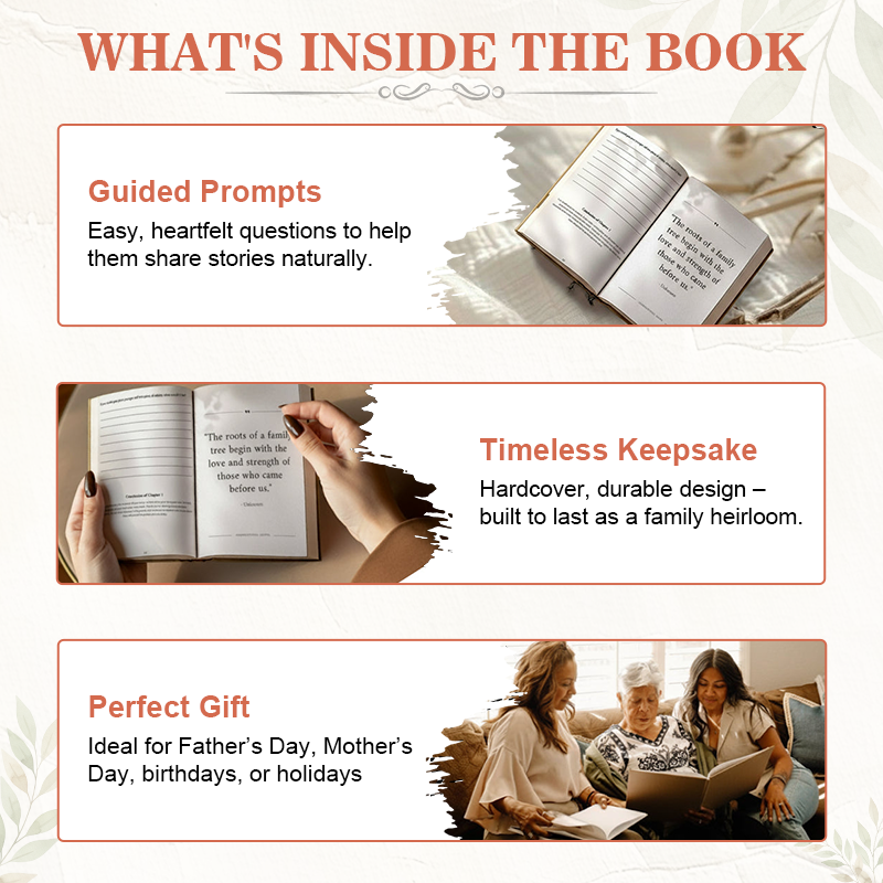 "I Want to Have Your Story" Family Legacy Guided Journal