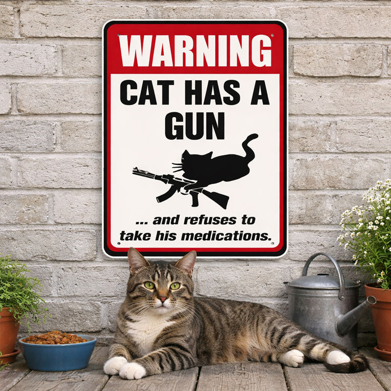 "Guard Dog" Humorous Warning Sign 🐶 — Give Your Neighbors Something to Talk About