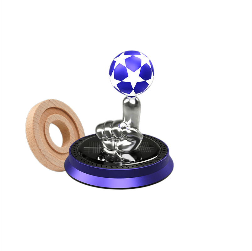 Solar Rotating Football Car Air Freshener & Diffuser