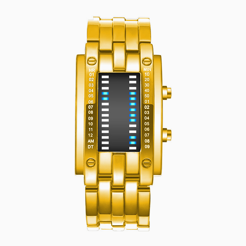Unisex Binary LED Digital Watch | 51mm Alloy Electronic Watch