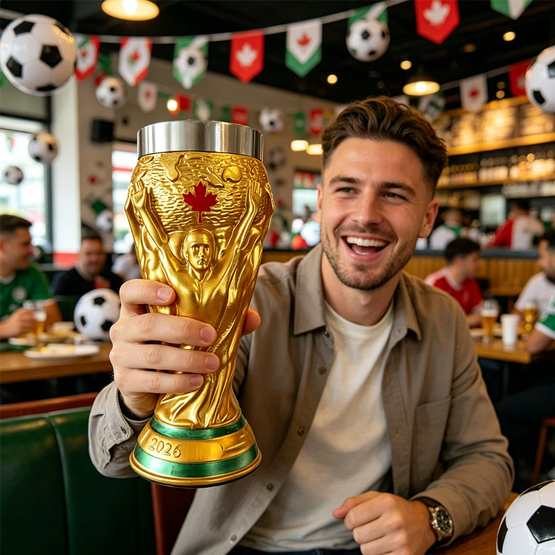 FIFA World Cup 2026 Replica Trophy Stainless Steel Mug