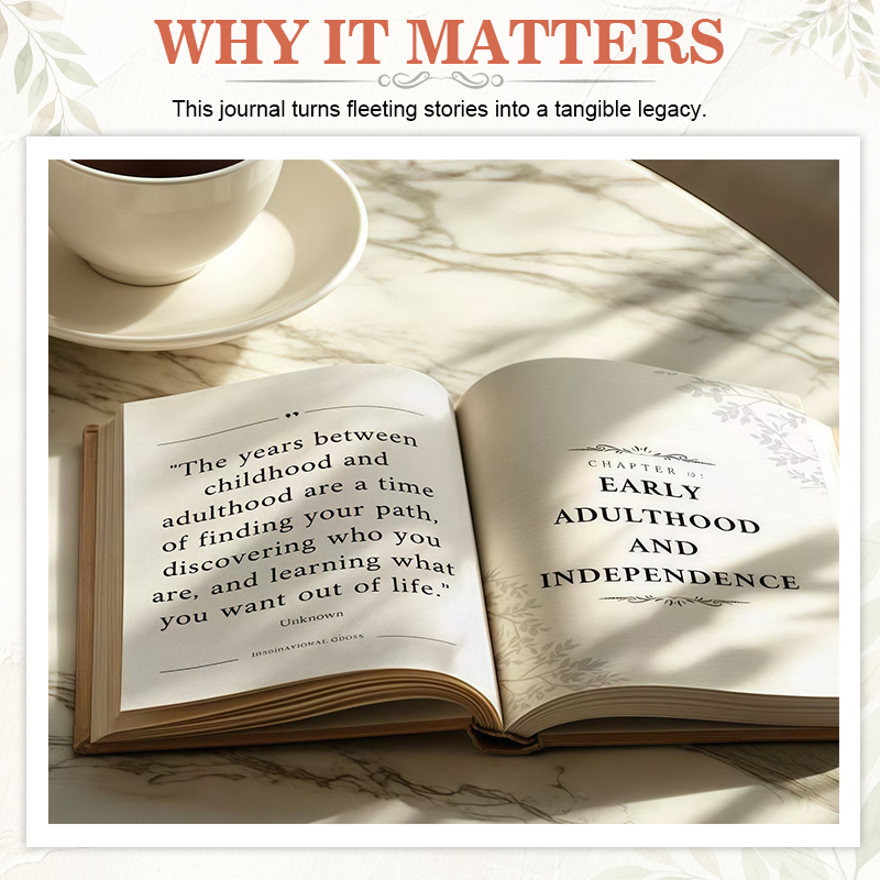 "I Want to Have Your Story" Family Legacy Guided Journal