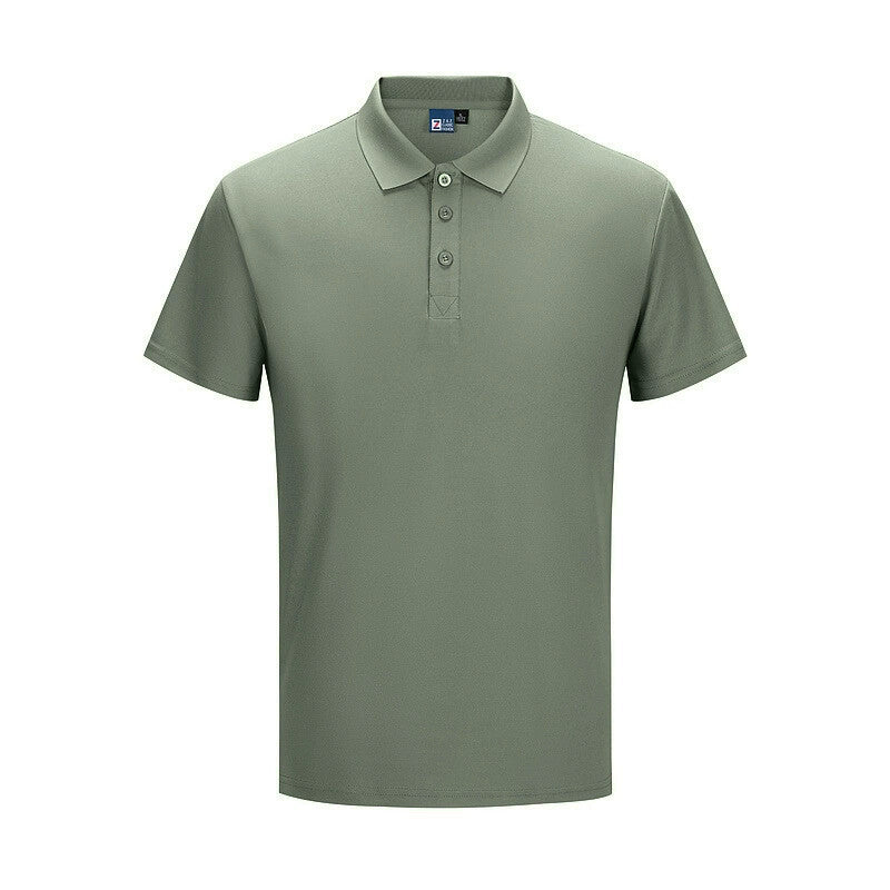 Men's Quick-Dry Short-Sleeve Lapel T-Shirt