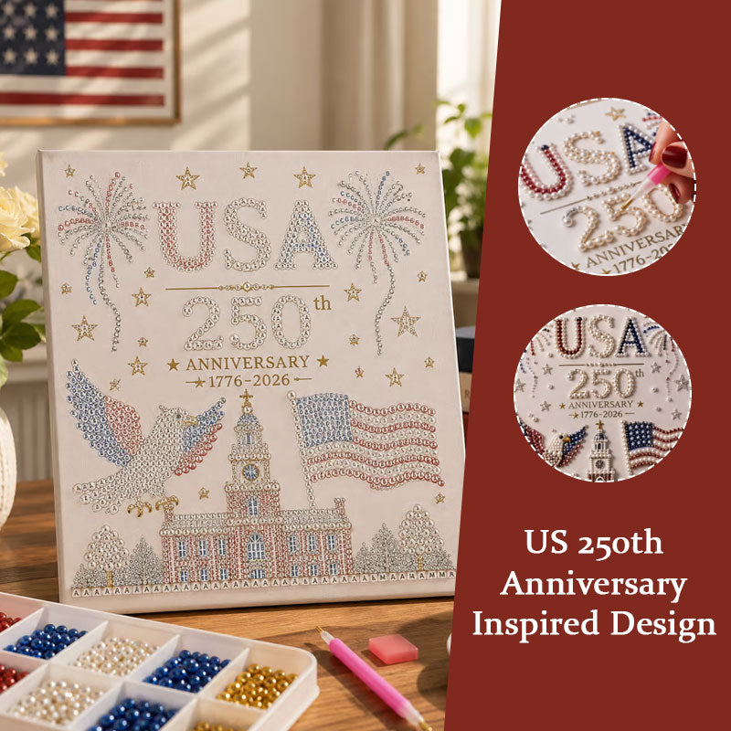 USA 250th Anniversary DIY Diamond Painting Kit (20x20cm)
