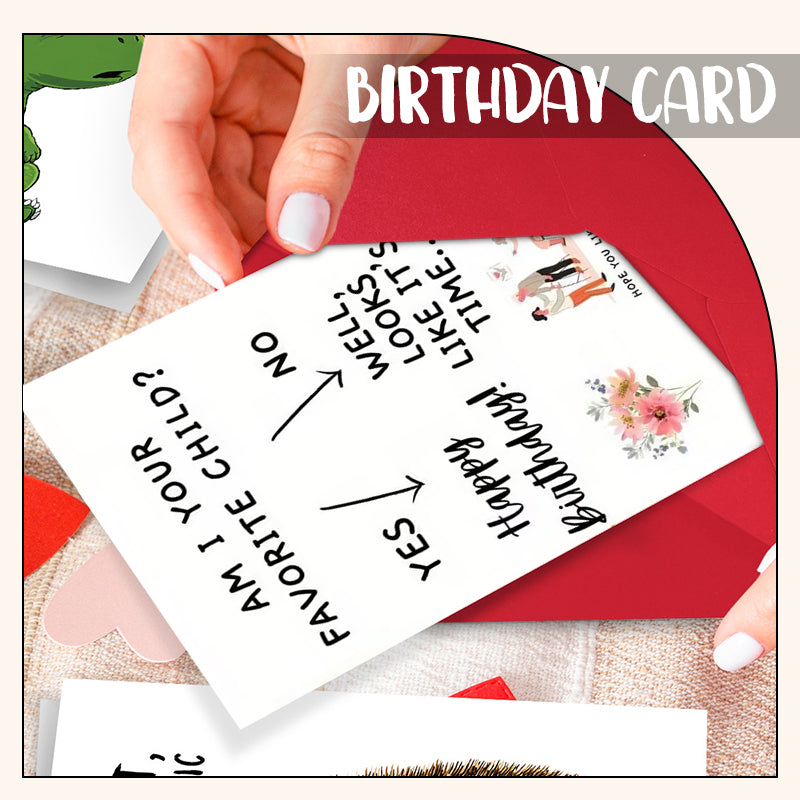Funny Favorite Child Birthday & Mother's Day Greeting Card