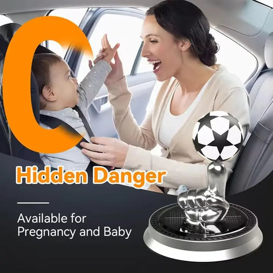 Solar Rotating Football Car Air Freshener & Diffuser