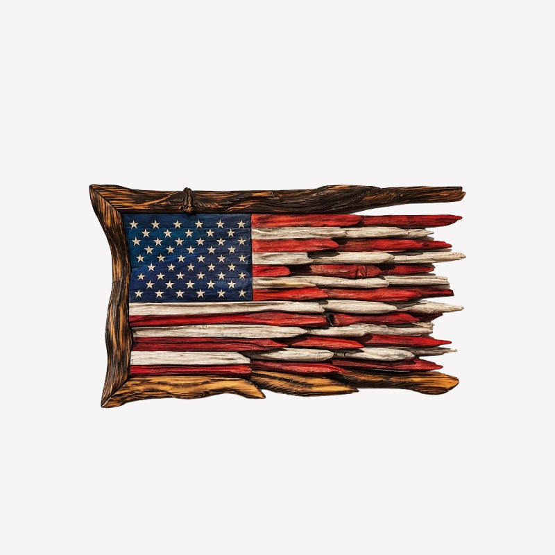 250th Anniversary Battle-Worn American Flag Wall Art