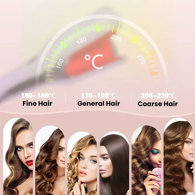 32mm French V-Shaped Wave Curling Iron