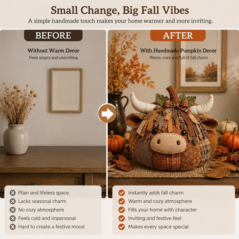 DIY Animal Pumpkin Sewing Kit for Beginners & Fall Gifts