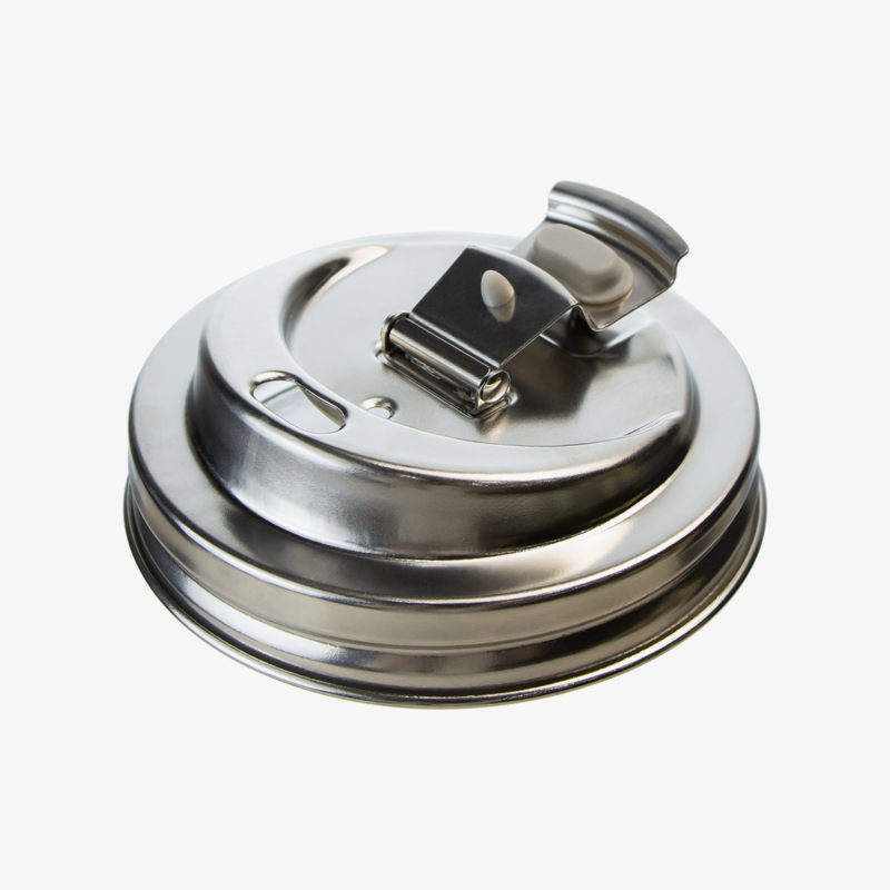 Stainless Steel Wide-mouth Mason Jar Lid 🥤
