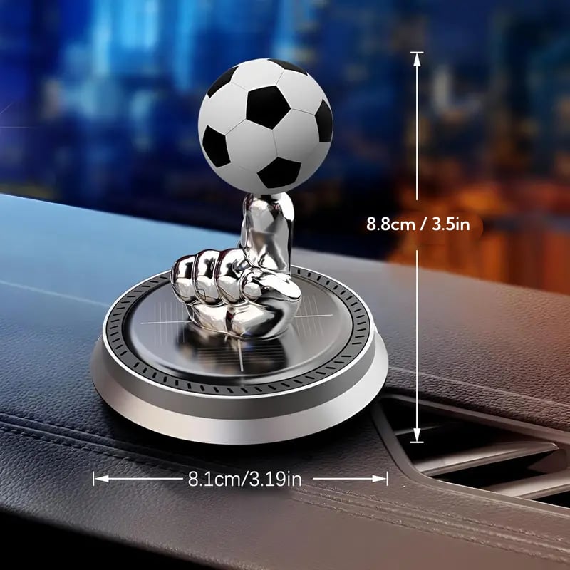 Solar Rotating Football Car Air Freshener & Diffuser