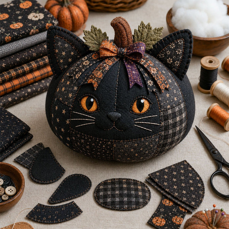 DIY Animal Pumpkin Sewing Kit for Beginners & Fall Gifts