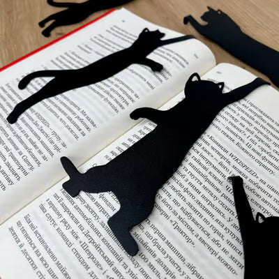 🏆LAST DAY 49% DISCOUNT🔥😹5 METAL BOOKMARKS WITH CAT MOTIFS