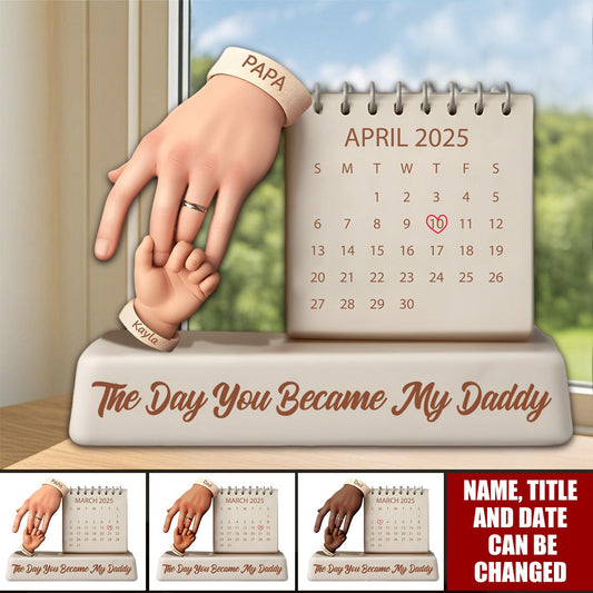 Personalized Father Shaped Acrylic Plaque | Gift for Dad