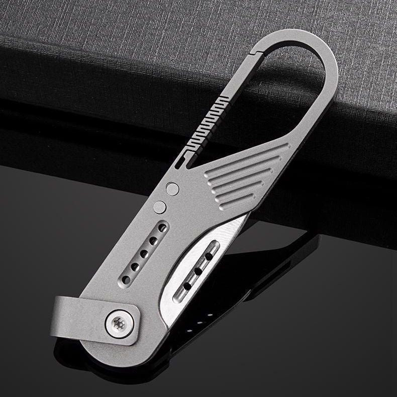 TYIIPLUS™ Titanium Alloy Keychain EDC Folding Mini Knife