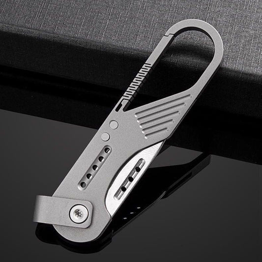 TYIIPLUS™ Titanium Alloy Keychain EDC Folding Mini Knife