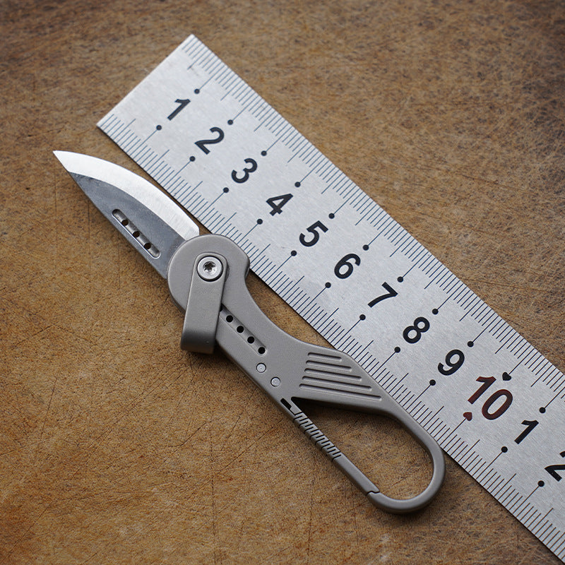 TYIIPLUS™ Titanium Alloy Keychain EDC Folding Mini Knife
