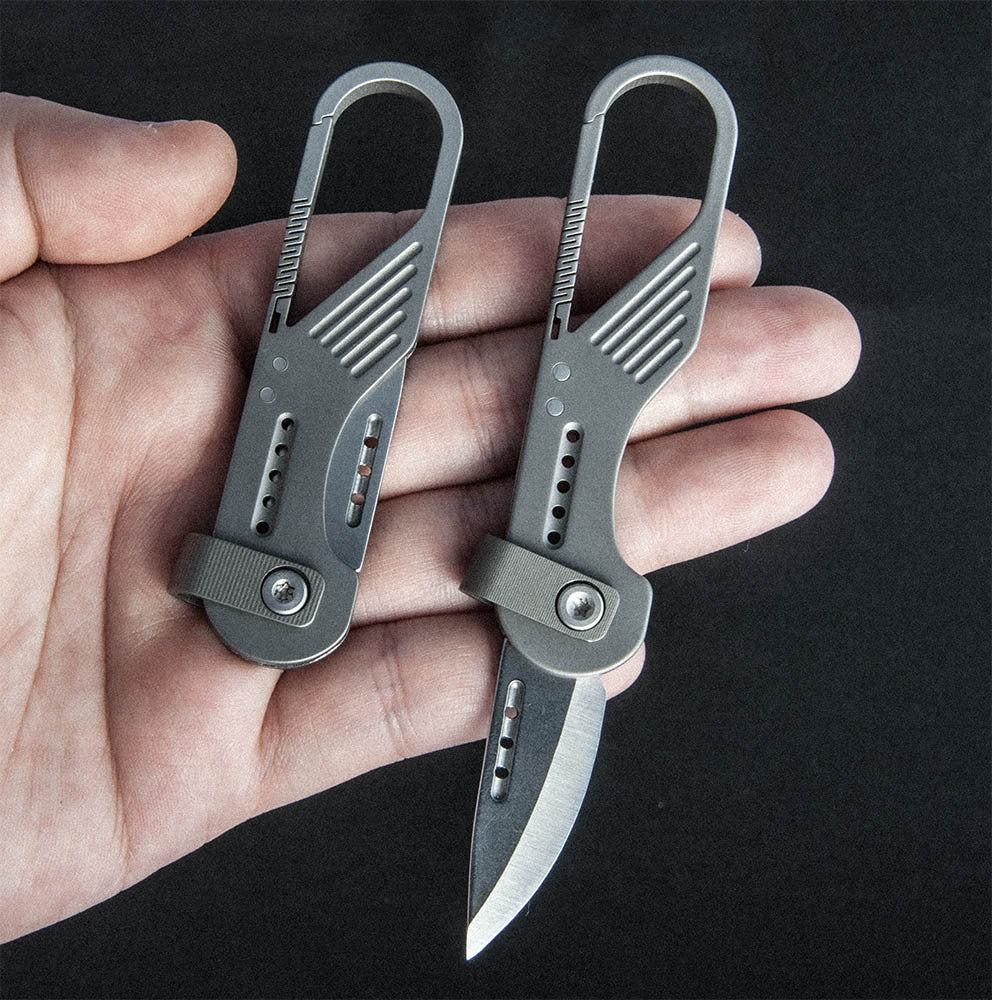 TYIIPLUS™ Titanium Alloy Keychain EDC Folding Mini Knife