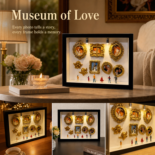 Handmade Plywood DIY Mini Museum Silhouette Box Kit