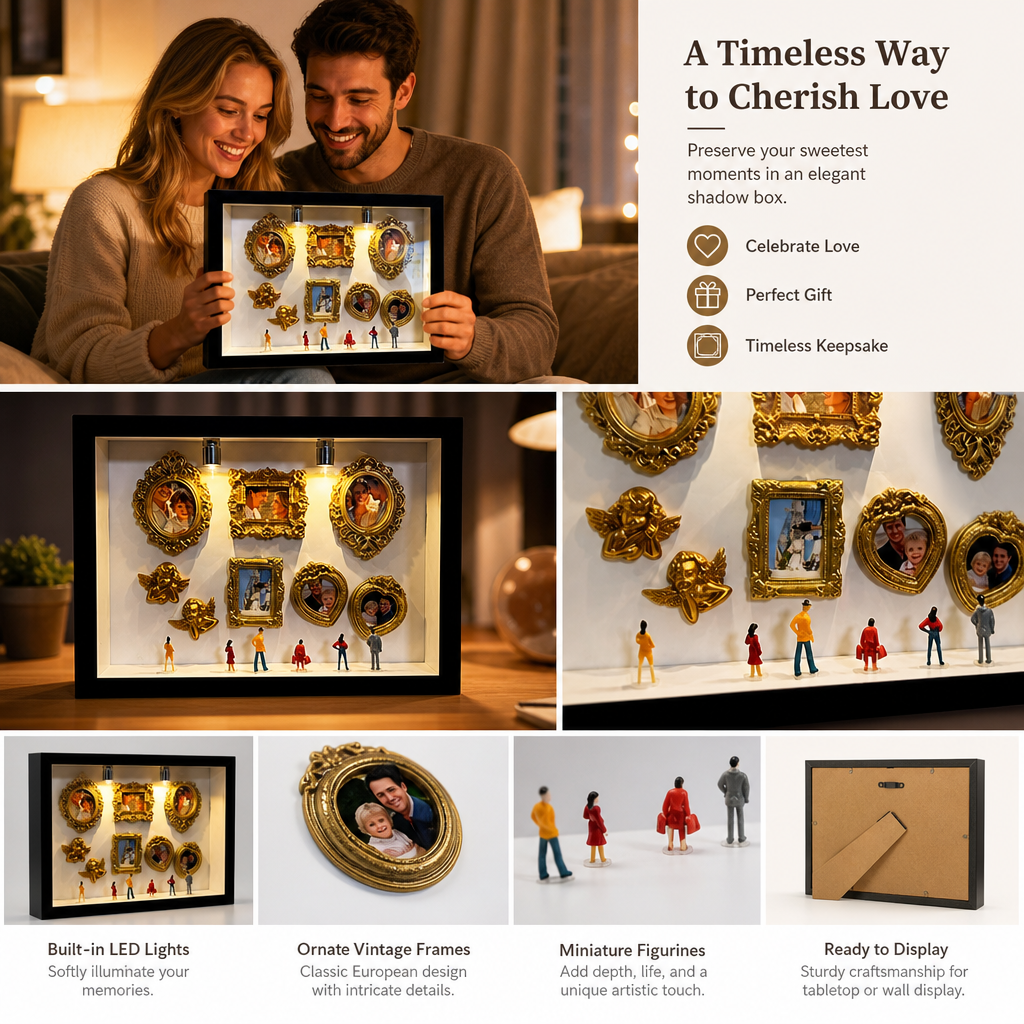 Handmade Plywood DIY Mini Museum Silhouette Box Kit