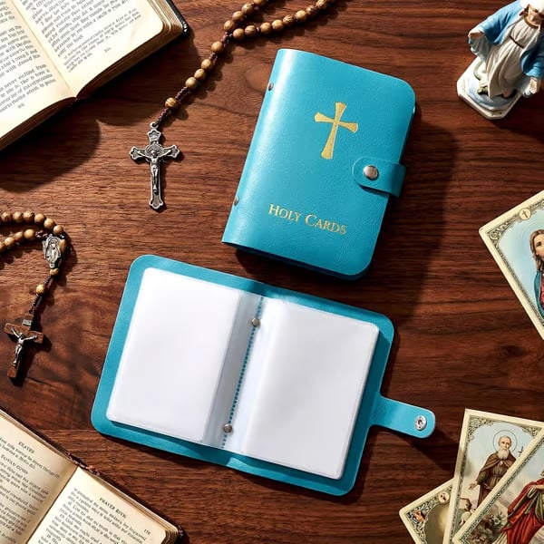 Catholic Holy Card Holder & Prayer Card Organizer