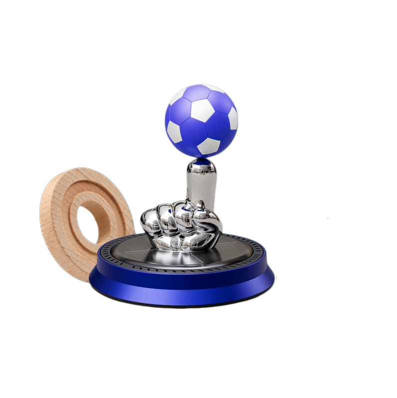 Solar Rotating Football Car Air Freshener & Diffuser