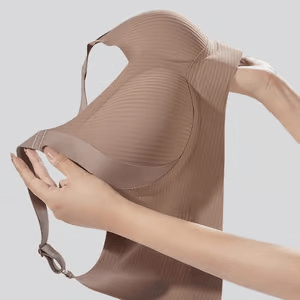🎁Women's Ribbed Push Up Adjustable Wireless Bra